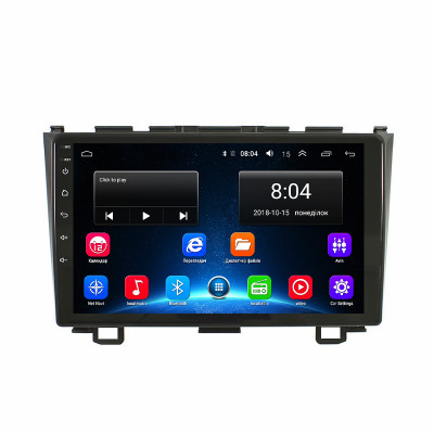 Штатная магнитола Lesko для Honda CR-V III 2006-2009 экран 9" 2/32Gb Wi-Fi GPS Base