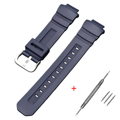 Ремінець Casio accessories для G-Shock AW-590/591, G-7700/7710, полімерний, темно-синій (1051-1204)