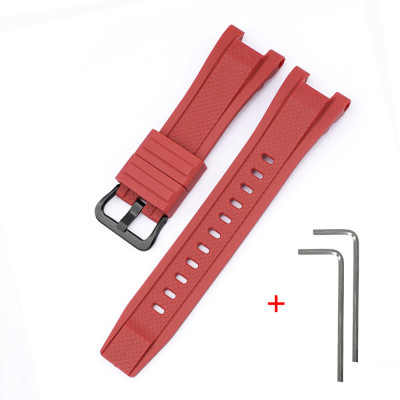 Ремінець для годинника Casio G-Shock GST-W300 Red BK червоний полімерний 21.2 см