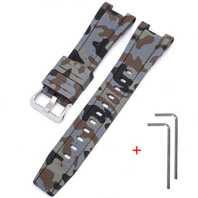 Ремінець Casio accessories для G-Shock GST-W300, полімерний, коричневий камуфляж (1051-0942)