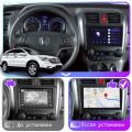 Штатная магнитола Lesko для Honda CR-V III Рестайлинг 2009-2012 экран 9" 2/32Gb CarPlay 4G Wi-Fi GPS Prime