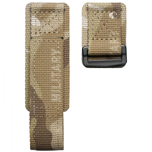 Ремінець Hemsut HS131 Military Nylon Velcro Camo Brown 22 мм нейлоновий тактичний