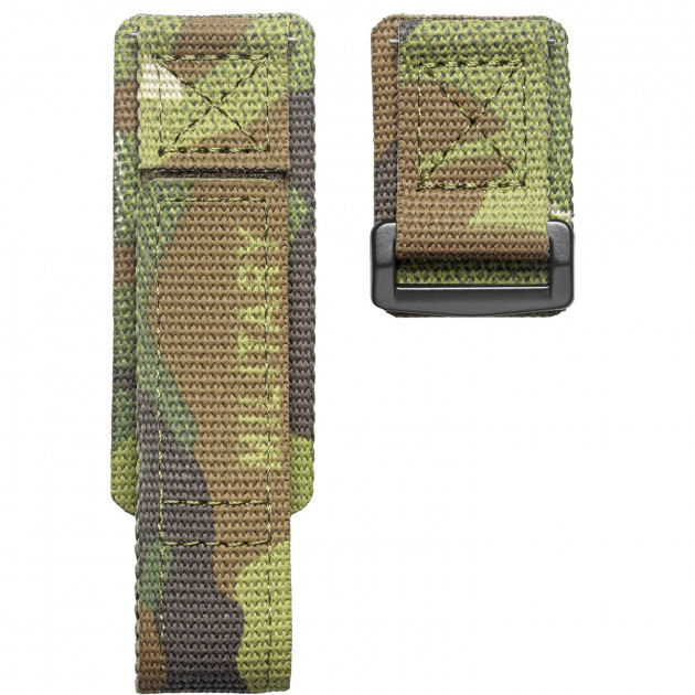 Ремінець Hemsut HS131 Military Nylon Velcro Camo Green 22 mm нейлоновий на липучці