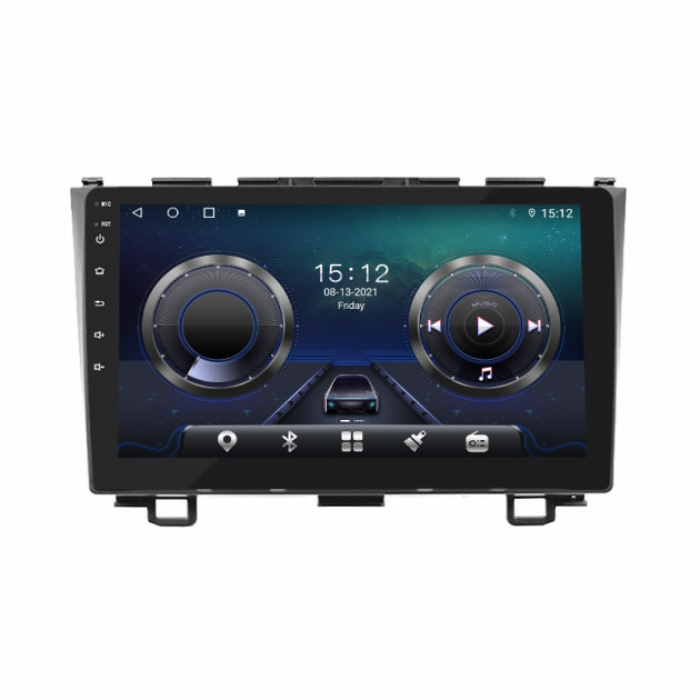 Штатная магнитола Lesko для Honda CR-V III Рестайлинг 2009-2012 экран 9" 4/64Gb 4G Wi-Fi GPS Top