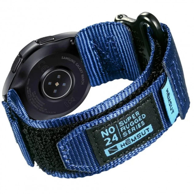 Ремінець Hemsut HGA121 Super Strong Nylon Blue 20 mm — надміцний нейлоновий аксесуар