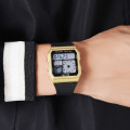 Наручний годинник Skmei 2347BKGD Gold-Black електронний з будильником та хронографом
