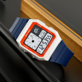 Наручний годинник Skmei 2347WTBU Blue-White унісекс спортивний з електронним циферблатом