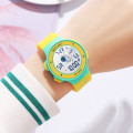 Наручний годинник Skmei 2267ST Turtle Yellow-Green — електронний спортивний годинник 5 ATM