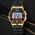 Наручний годинник Skmei 2263BKGD Black-Gold унісекс спортивний з водозахистом 10 ATM