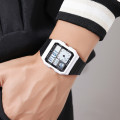 Наручний годинник Skmei 2347WTBK White-Black електронний спортивний з хронографом