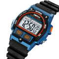 Спортивний годинник Skmei 2263BKBU Black-Blue з водозахистом 10 ATM та електронним циферблатом