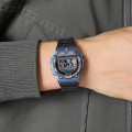 Спортивний годинник Skmei 2263BKBU Black-Blue з водозахистом 10 ATM та електронним циферблатом