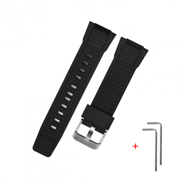 Ремінець Modfit для Casio G-Shock MTG-B3000 Black SLBK чорний поліуретановий