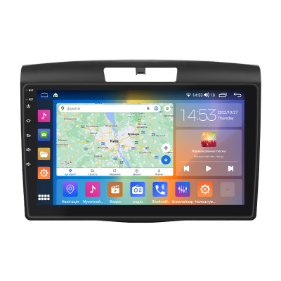 Штатная магнитола Lesko для Honda CR-V IV 2011-2015 экран 9" 2/32Gb CarPlay 4G Wi-Fi GPS Prime