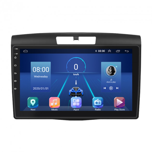 Штатная магнитола Lesko для Honda CR-V IV 2011-2015 экран 9" 4/64Gb 4G Wi-Fi GPS Top