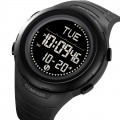 Чоловічий спортивний годинник Skmei 2166BKBK Black-Black з компасом та крокоміром