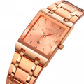 Жіночий годинник Skmei 9263RGRG Rose Gold-Rose Gold з металевим браслетом та мінеральним склом
