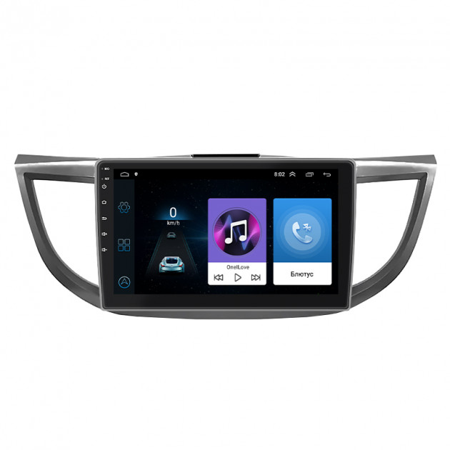 Штатная магнитола Lesko для Honda CR-V IV Рестайлинг 2014-2018 экран 10" 1/16Gb Wi-Fi GPS Base