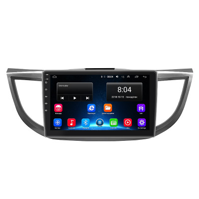 Штатная магнитола Lesko для Honda CR-V IV Рестайлинг 2014-2018 экран 10" 2/32Gb Wi-Fi GPS Base