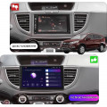 Штатная магнитола Lesko для Honda CR-V IV Рестайлинг 2014-2018 экран 10" 2/32Gb Wi-Fi GPS Base