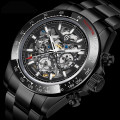 Чоловічий годинник Pagani Design PD-1777 Black з сапфіровим склом та автопідзаводом