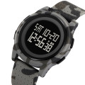 Чоловічий спортивний годинник Skmei 2378CMGY Camo Gray з електронним циферблатом та водозахистом 5 ATM
