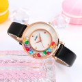 Жіночий класичний годинник Skmei 2041RG Rose Gold з мінеральним склом та шкіряним ремінцем