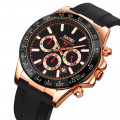 Чоловічий годинник Skmei 9275RGBK Rose Gold-Black з хронографом та календарем
