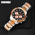 Чоловічий годинник Skmei 9259RGBK Rose Gold-Black з хронографом та календарем