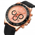 Чоловічий наручний годинник Skmei 9275RGRG Rose Gold з хронографом та календарем