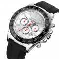 Чоловічий наручний годинник Skmei 9275SISI Silver-Silver з хронографом та календарем