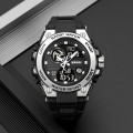 Чоловічий годинник Skmei 2360BKSI Black-Silver зі стрілково-електронним циферблатом та водозахистом 5 ATM