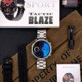 Розумний годинник Modfit Tactic Blaze Silver Steel з металевим ремінцем та захистом IP67