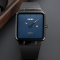 Наручний годинник Skmei 1961BKBU Black-Blue з мінеральним склом та сталевим корпусом