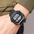Чоловічий спортивний годинник Skmei 2126BKWT Black-White з електронним циферблатом та підсвічуванням