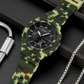 Чоловічий годинник Skmei 2351CMGN Camo Green – тактична модель з комбінованим циферблатом та підсвічуванням
