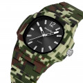 Чоловічий годинник Skmei 2382CMGN Camo Green – тактична модель з водонепроникністю 5 ATM