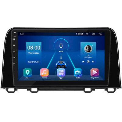 Штатная магнитола Lesko для Honda CR-V V 2016-2020 экран 9" 6/128Gb 4G Wi-Fi GPS Top
