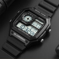 Чоловічий спортивний годинник Skmei 1299BK Black з будильником та секундоміром