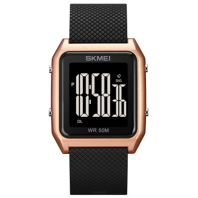 Спортивний годинник Skmei 1866RGBK Rose Gold-Black з підсвічуванням та календарем