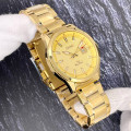 Чоловічий класичний годинник Skmei 1654GD Gold у золотистому кольорі з мінеральним склом