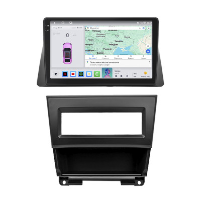 Штатная магнитола Lesko для Honda Crosstour I 2009-2012 экран 10" 4/64 QLED CarPlay 4G Wi-Fi GPS 360 Prime