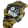Чоловічий спортивний годинник Skmei 2403CMGN Camo Green з електронним циферблатом та захистом 5 ATM