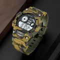 Чоловічий спортивний годинник Skmei 2403CMGN Camo Green з електронним циферблатом та захистом 5 ATM