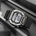 Чоловічий спортивний годинник Skmei 2522BK Black з електронним циферблатом та підсвічуванням