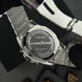 Чоловічий годинник GOODYEAR G.S01262,01,01 Класичний зі сріблястим браслетом та синім циферблатом