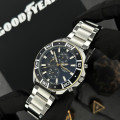 Чоловічий наручний годинник Goodyear G.S01262,01,05 — Класичний сталевий годинник на браслеті