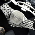 Чоловічий наручний годинник Guardo S03009-1 Silver-Black — класична модель з нержавіючої сталі