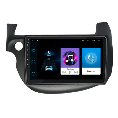 Штатная магнитола Lesko для Honda Fit II 2007-2014 экран 10" 1/16Gb Wi-Fi GPS Base