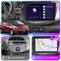 Штатная магнитола Lesko для Honda Fit II 2007-2014 экран 10" 2/32Gb CarPlay 4G Wi-Fi GPS Prime